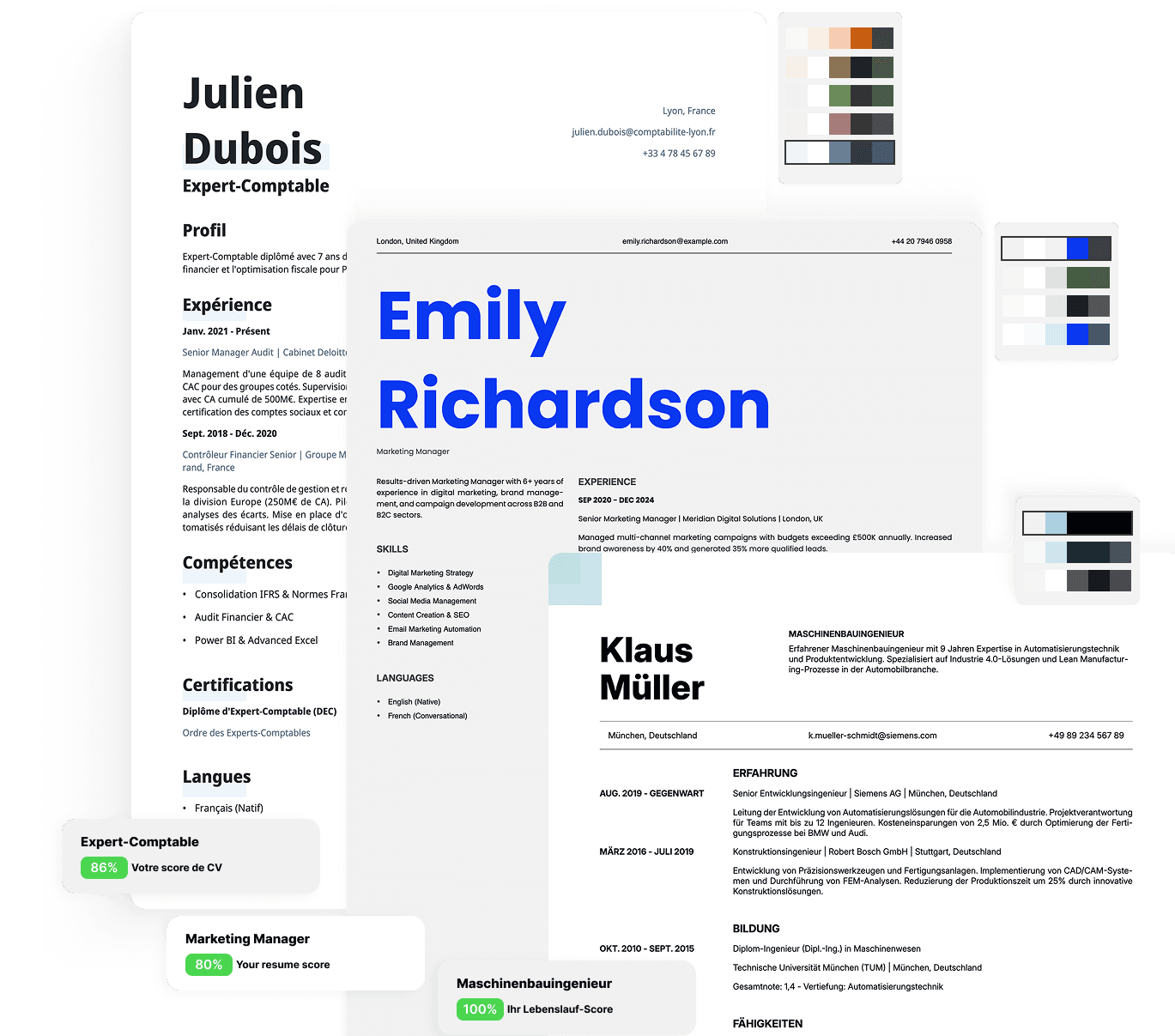 Landing background showcase